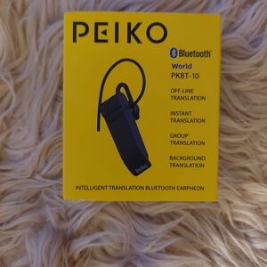 ☆Black Bluetooth Earphone